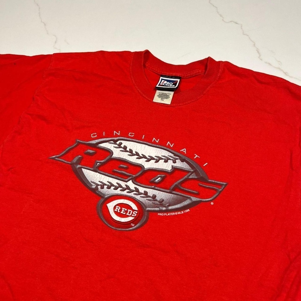 Vintage 1998 Cincinnati Reds Pro Player MLB T-Shirt Red Mens Large
